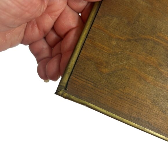 Vtg Elpec Brass Metal Relief Art Last Supper Wall Hanging Christian Religious - Picture 3 of 7